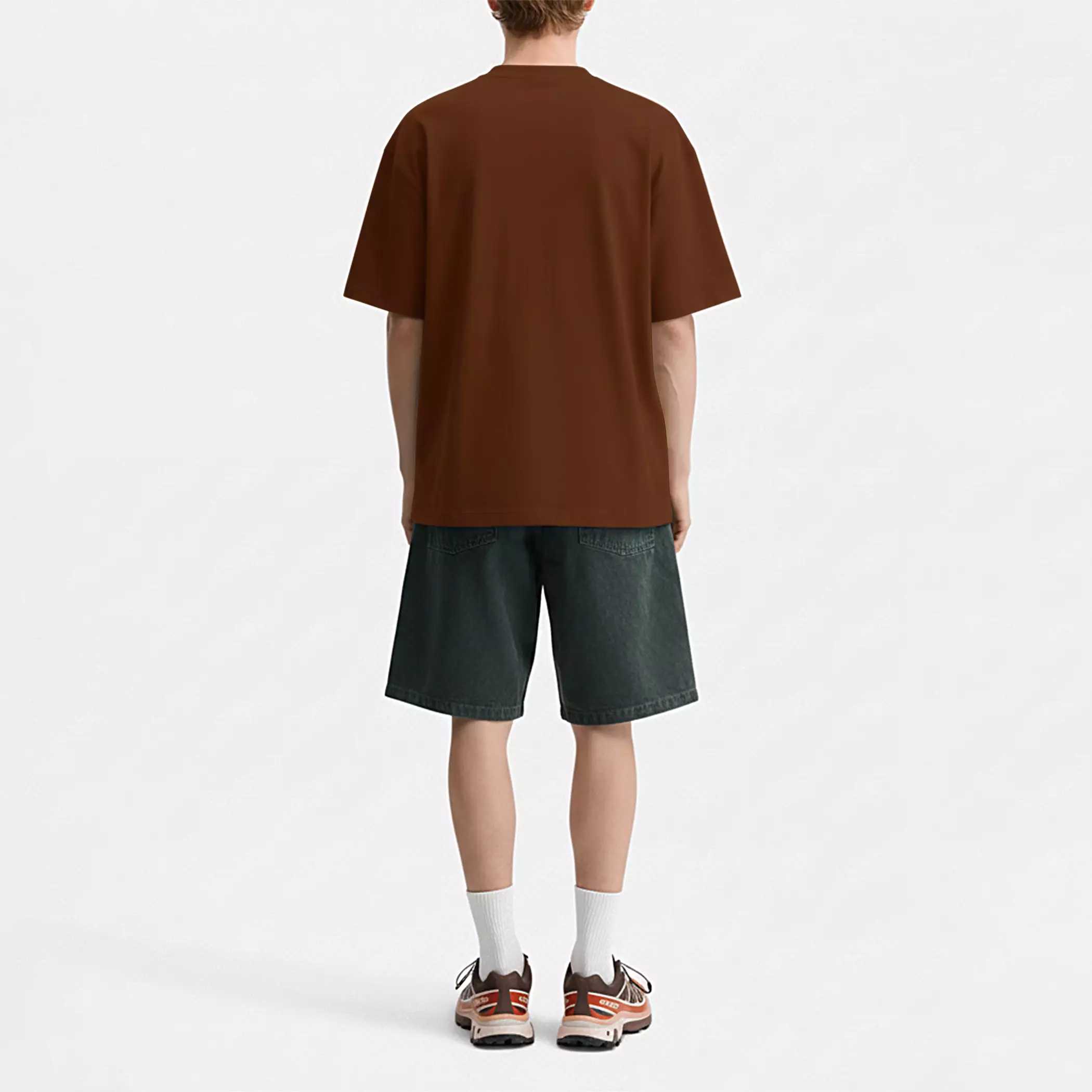 Gloaming Kaos Oversized Cotton Danball 290 Gsm Brown