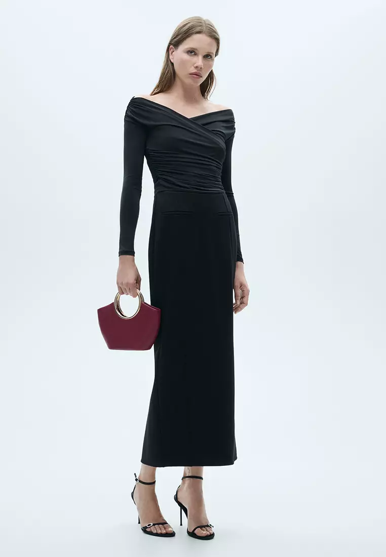 Crossover-Design T-Shirt