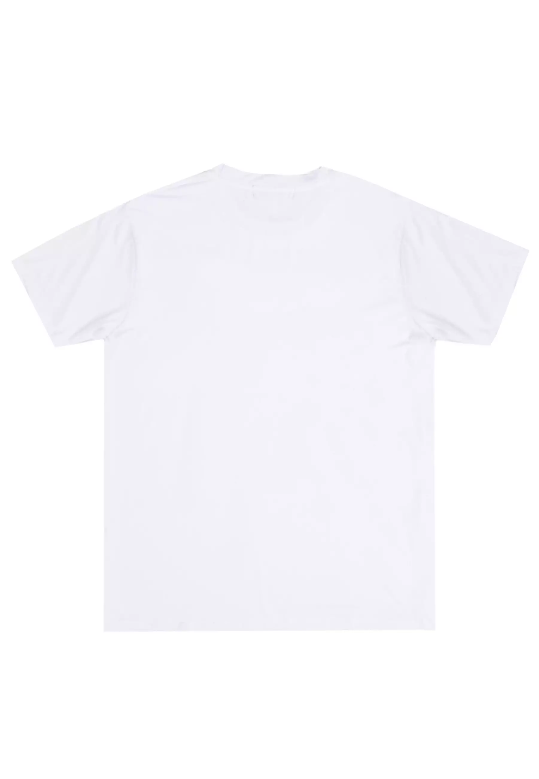 NTD24 kaos gym ketat stretch pria anti kusut cepat kering lightweight nade japan invincible putih