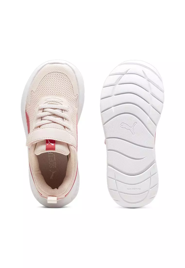 Unisex Evolve Run Mesh Alternative Closure Kids Sneakers (Pink)