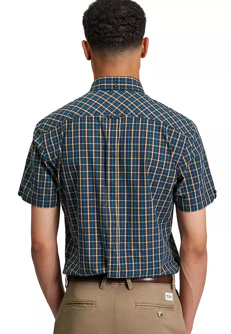 Short Sleeves Signature House Check Shirt