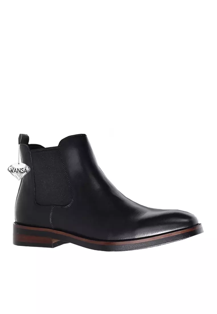 Discount on Twenty Eight Shoes  shoes - SKU: VANSA Vintage Top Layer Cowhide Chelsea Boots VSM-B-1932