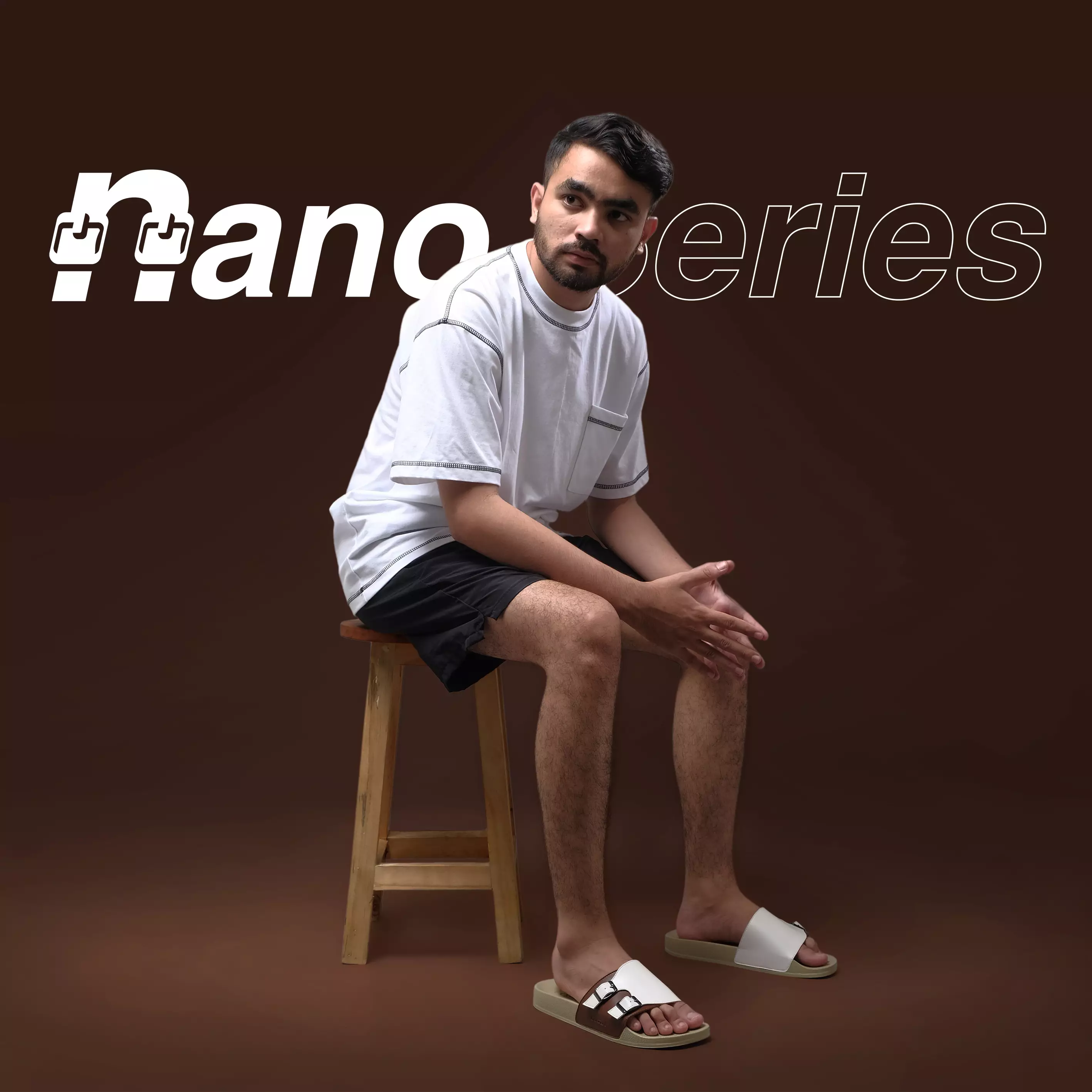 Cogen Sandal Slop Pria Slide Casual Slip On Nano Series White