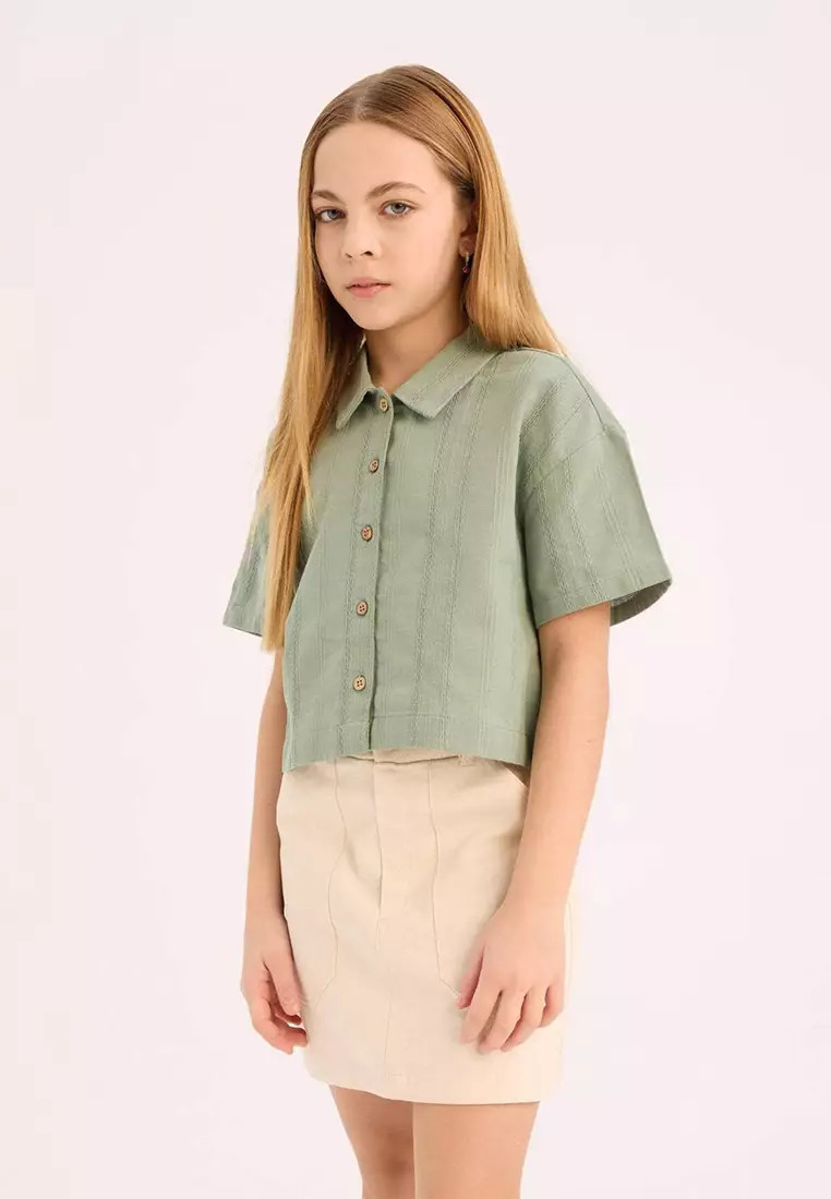 Jual DeFacto Gabardine Skirt Original 2026 | ZALORA Ind…