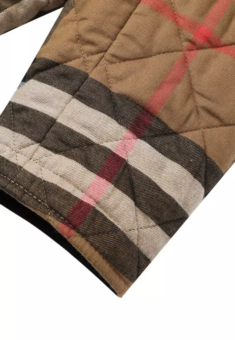 Men's Cotton Jacket in Brown 80914591
