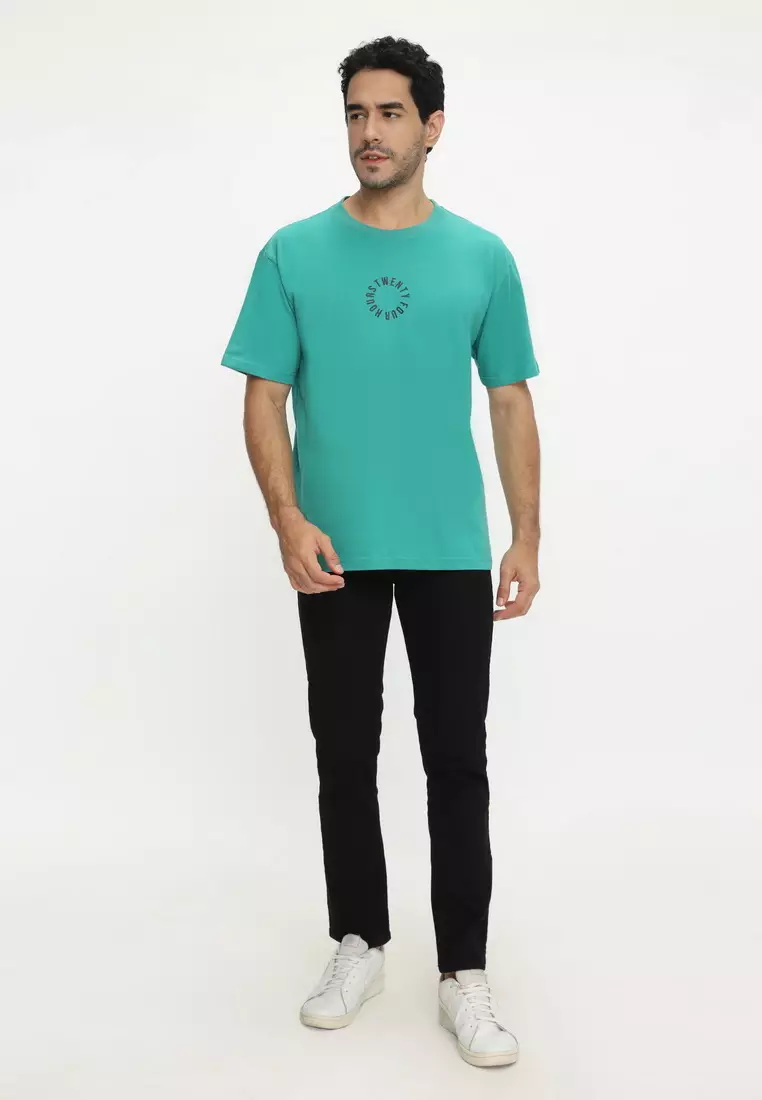 NX T-Shirt Cotton Combed Tebal Pria 207370231