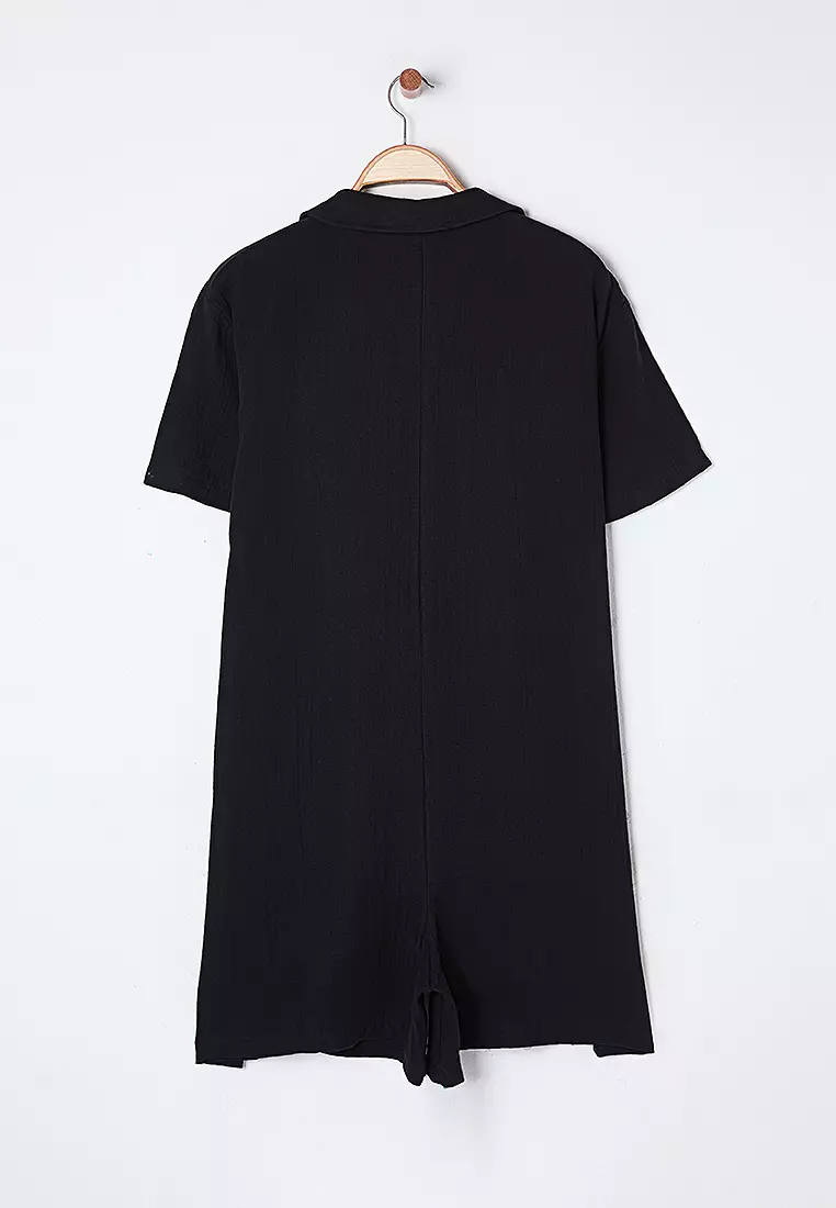 Plus Size Cotton Playsuit