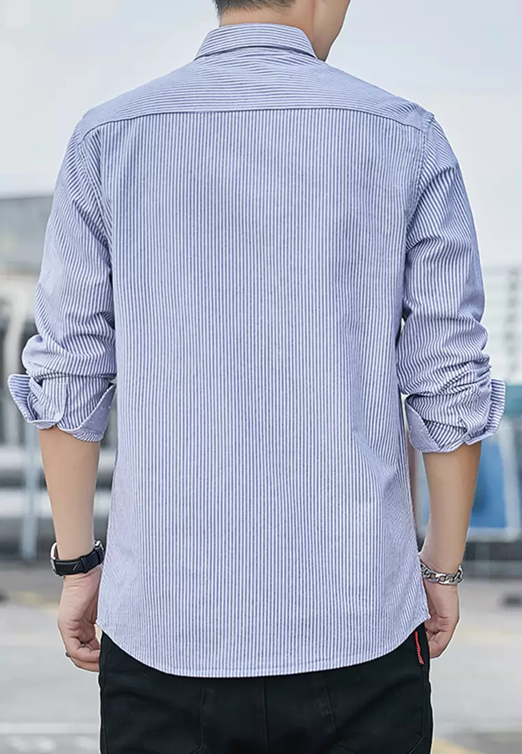 Slim Casual Long Sleeved Shirt C2001