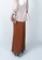Ladies Jeans brown Modest Office Long Skirt 3D209AA33AFFD3GS_5