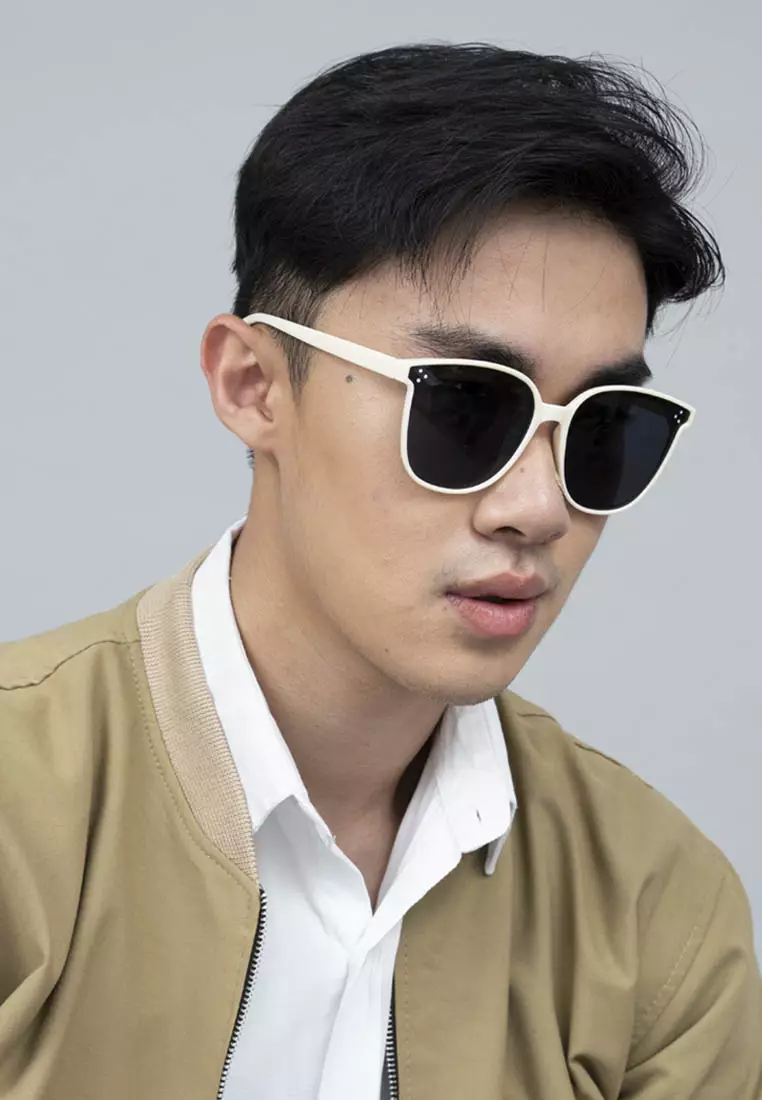 Houseofcuff Frame Kacamata Sun Glasses Pria Wanita Unisex Hitam A16