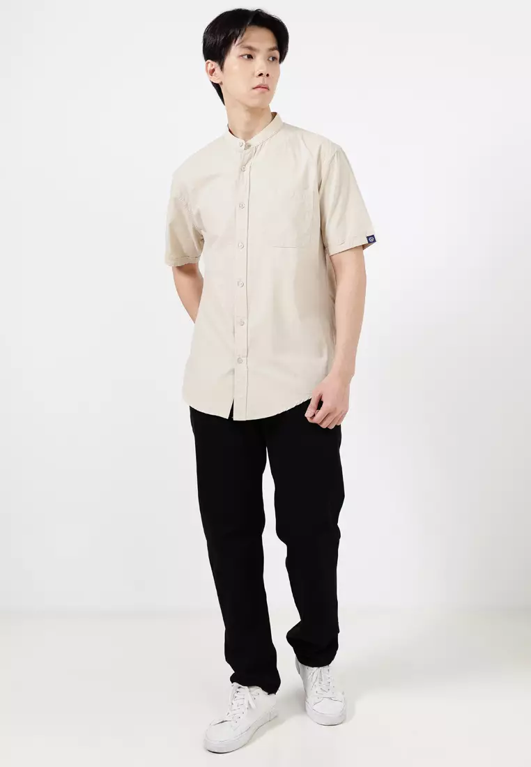 VOLKSWAGEN男士常规款短袖衬衫