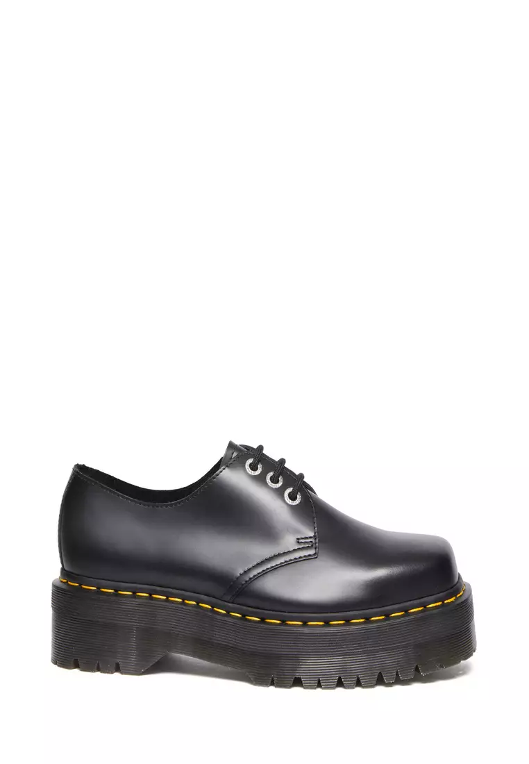 Discount on Dr. Martens  shoes - SKU: 1461 Square Toe Platform Leather Shoes