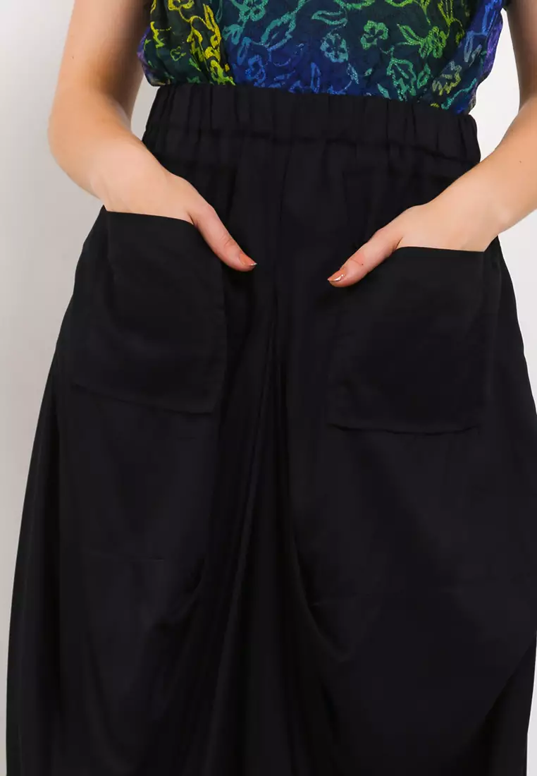 Pants Elastic Asymmetric C&S