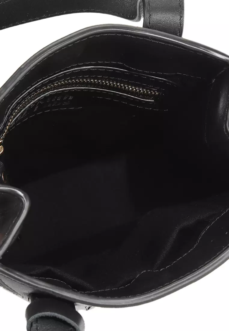 Kamaratih Handbag - Tas Kulit Asli dengan Patch Tenun Sutra Bulu - Eksklusif & Elegan