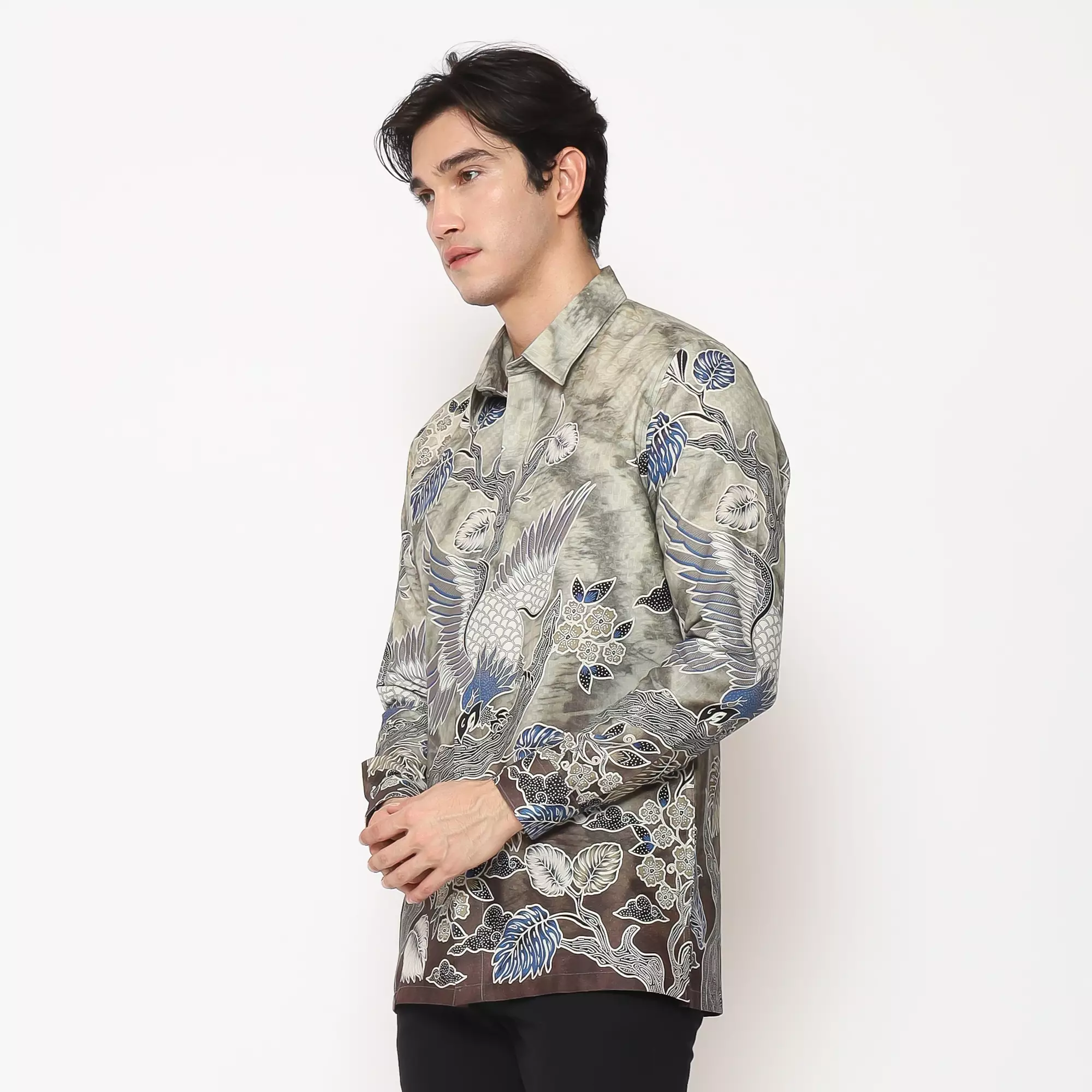 MAGINOT BATIK FURING EXCLUSIVE GANDA Batik FURING EXCLUSIVE Pria Slim Fit Lengan Panjang