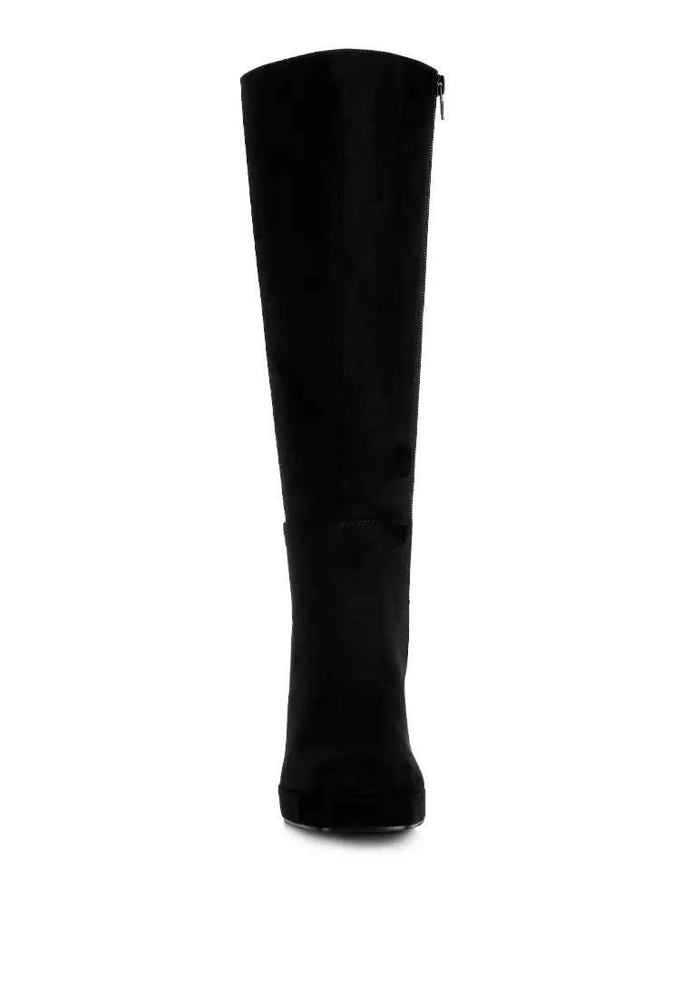 American Rag Women's Adarra Wide Calf Riding Boots Black Size6.5 M