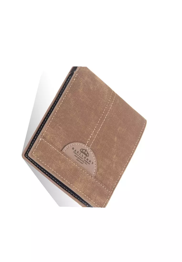 Dompet Pria Motif Polos Design Trendy Modern Kulit PU Leather Quality Premium ORIGINAL