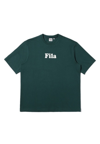 Fila Fila Bts Unisex Fila Logo Dropped Shoulders Cotton T Shirt 21 Buy Fila Online Zalora Hong Kong