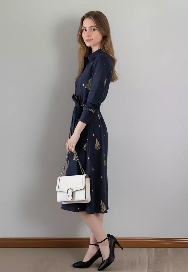 Printed Slim One Piece Dress