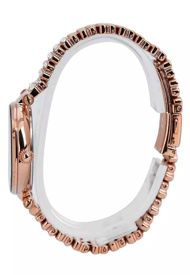 Jam Tangan BONIA Wanita B10756-2517 Sapphire Glass - Rose Gold - Stainless Steel