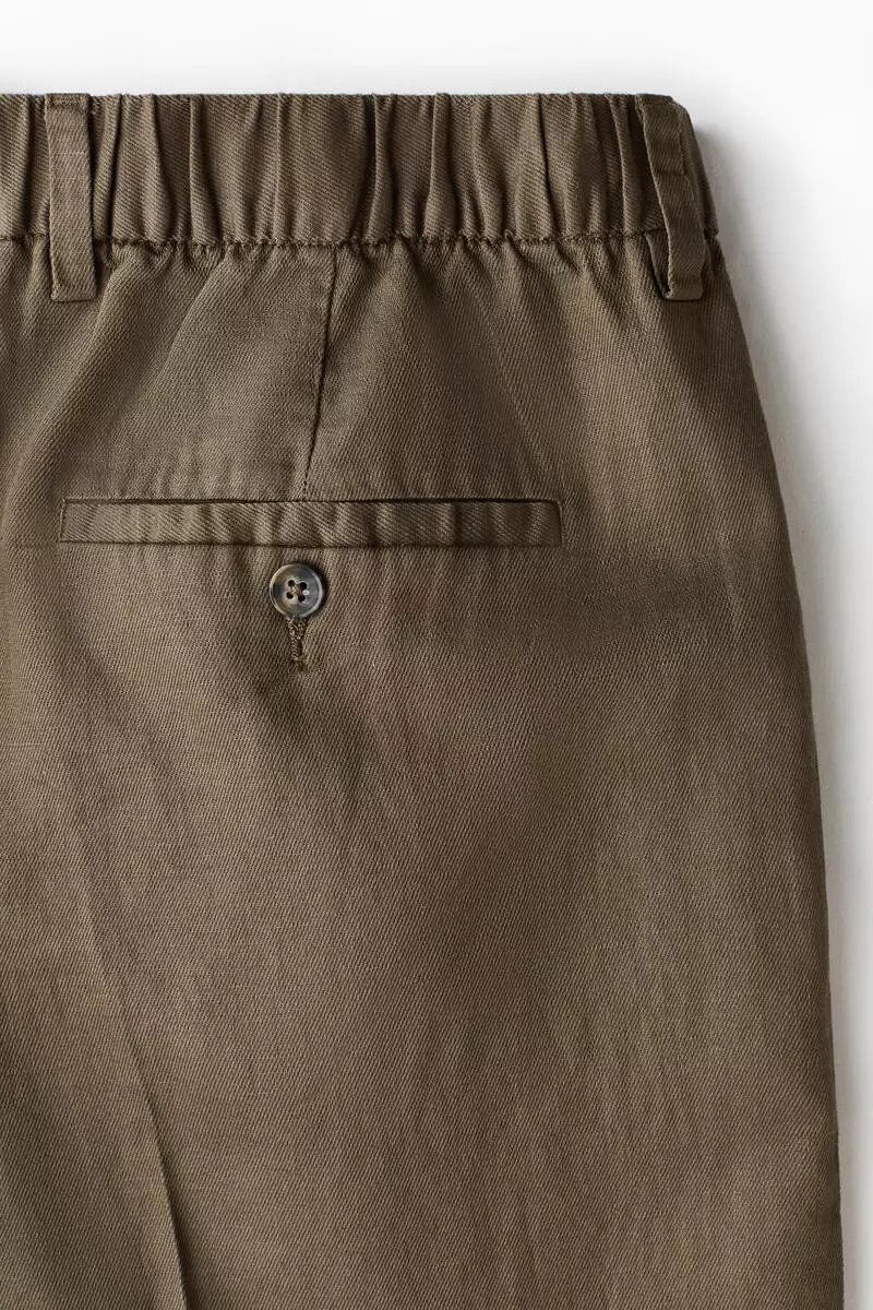 Loose Fit Linen-blend trousers