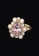 Grossé gold Grossé Bijou Bijou: gold plating, rhinestone in pink color, faux pearl ring GA80274 EC524AC6199329GS_3