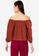 ZALORA WORK brown Puff Sleeves Square Neck Top 27E7AAA9FF5713GS_2