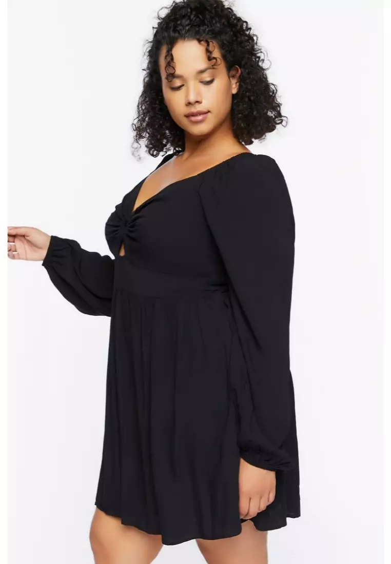 Plus size bell sleeve dress forever 21 clearance