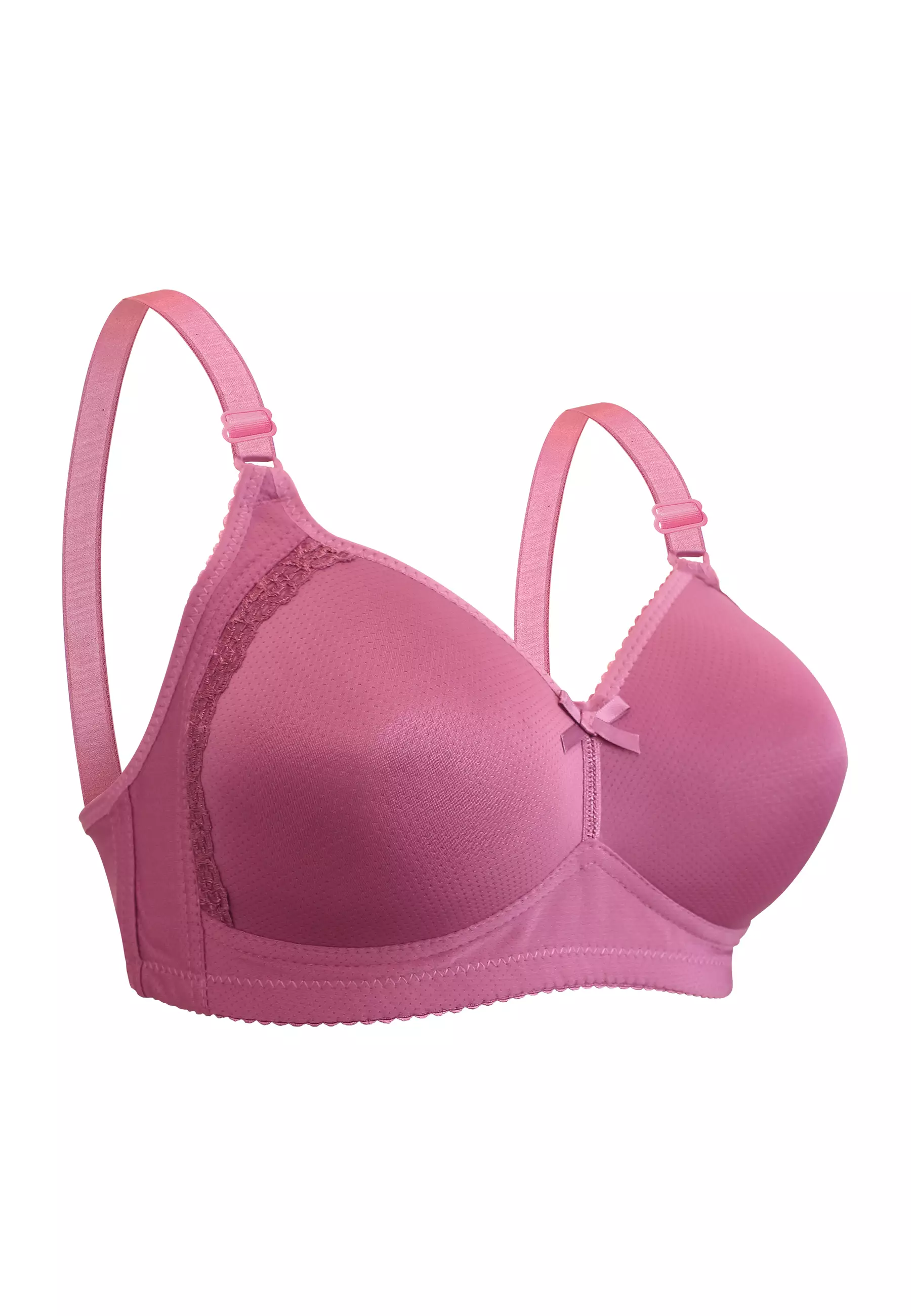 WIMIU BH Wanita Jumbo Women Bra Cup C D E Jumbo BH Tanpa Kawat Bra Beha Besar 100180