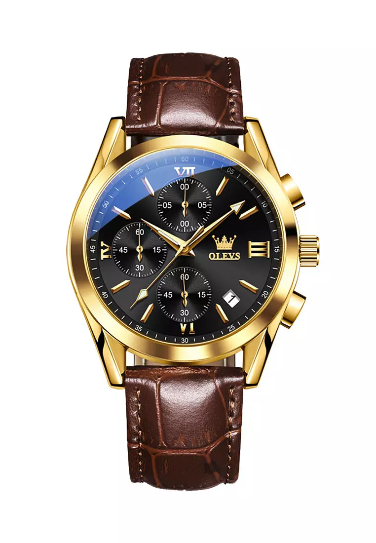 Olevs Grand Lumino Men Chronograph Wrist Watch