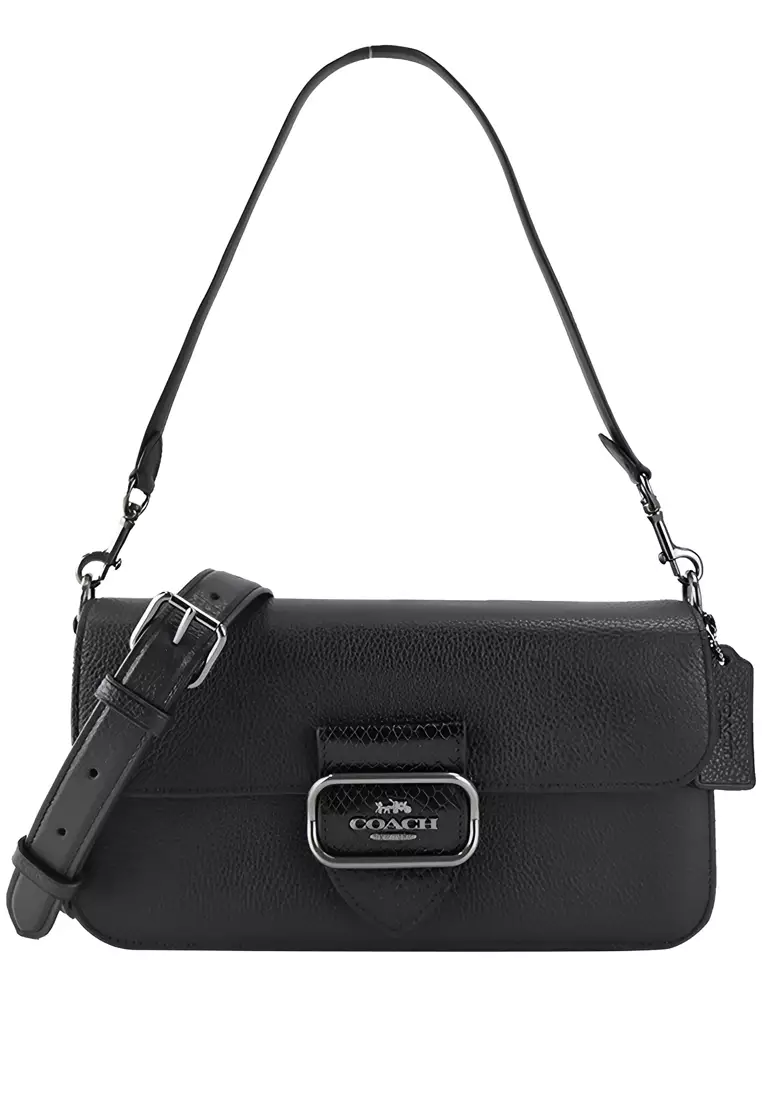Buy Coach Morgan Shoulder Bag - Gunmetal Black 2025 Online