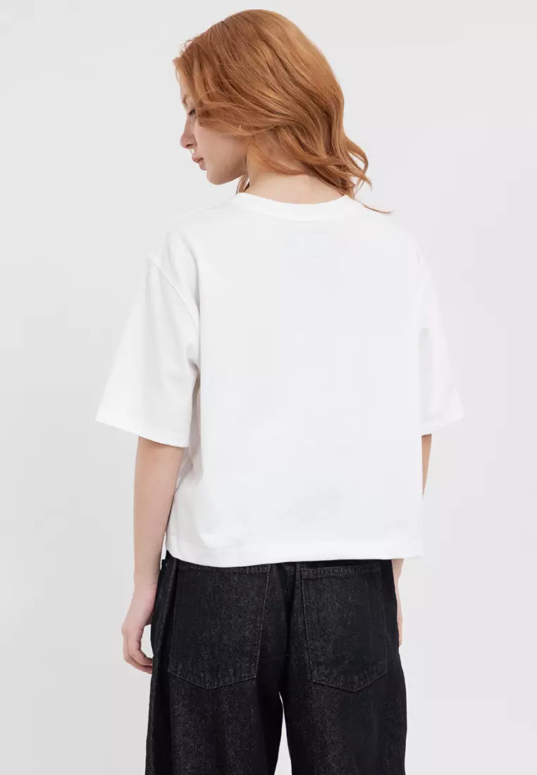 Ladies Rhine Crop Boxy Tee