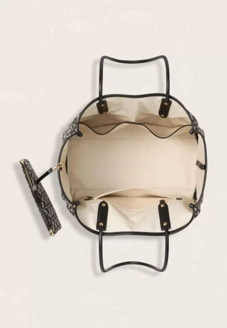 Kate Spade Spade Flower Jacquard Large Everything Tote Sand Multi