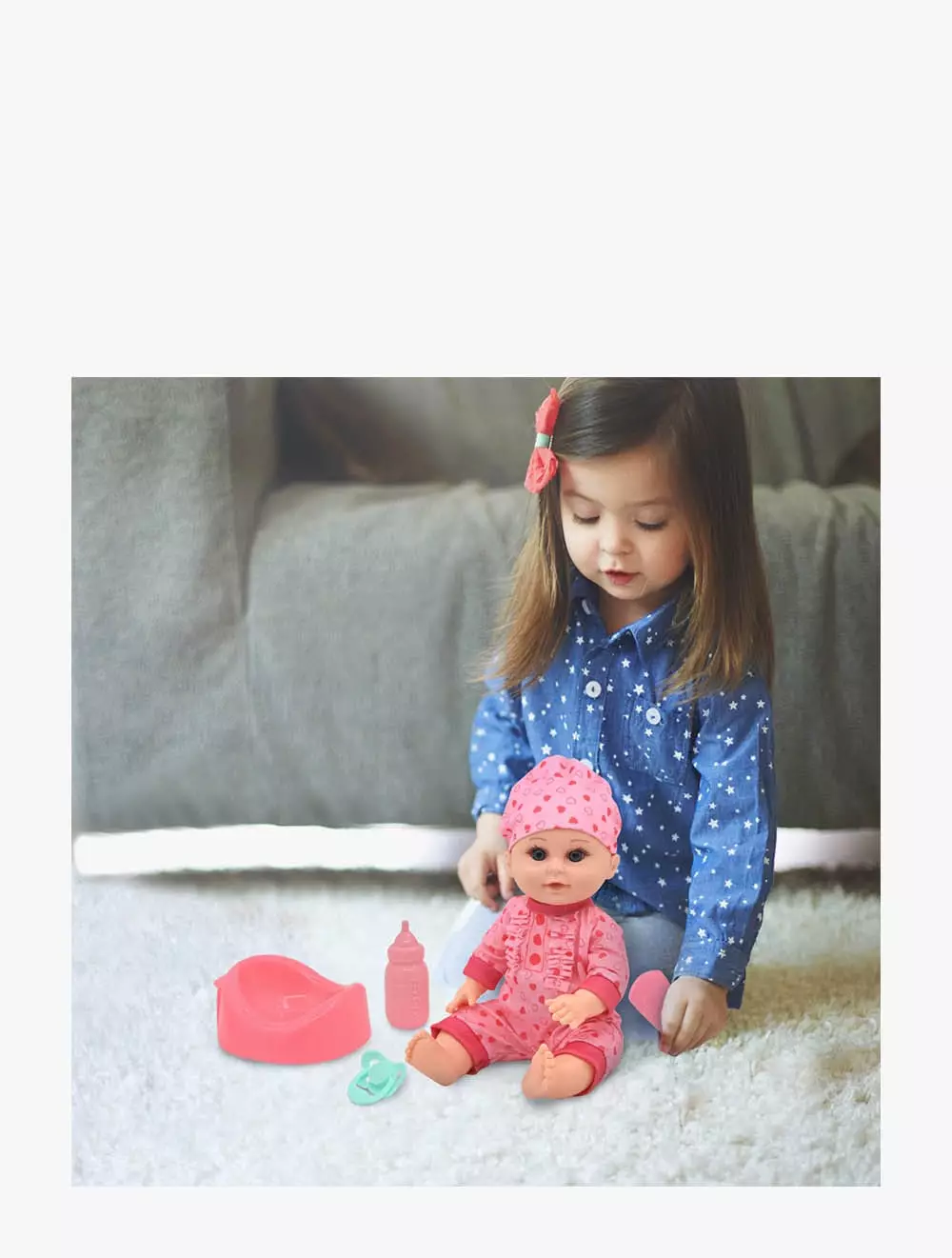 BABY DOLLS LIL TOTS TALKING LOVE N PLAY - BD16651