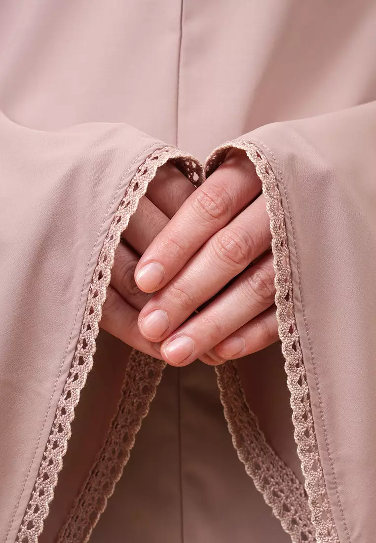 Siti Khadijah Telekung Modish Rehana in Wood Mauve