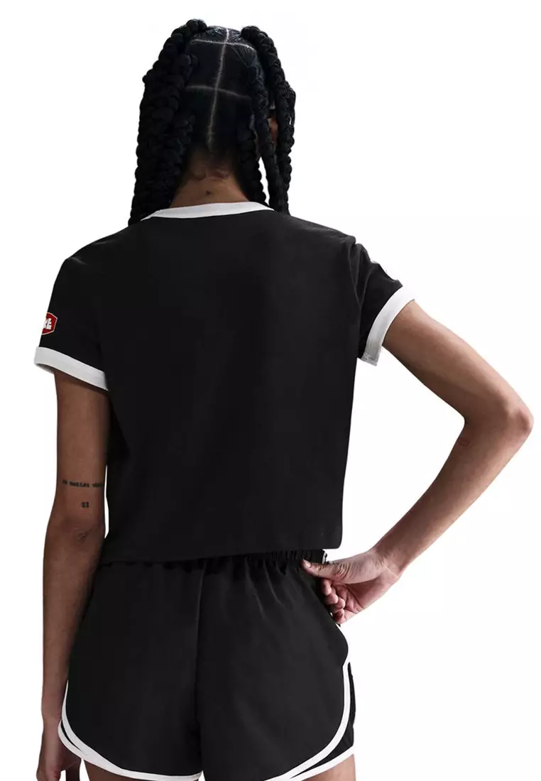 ★ Nike★ Sportswear Club Short Sleeve T-Shirt W Black HQ17 Nike Sportswear Club short sleeve T-shirt Black | Dressinn