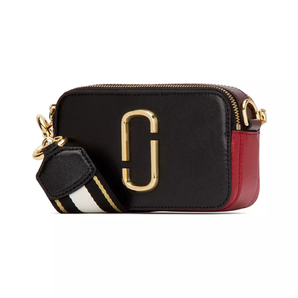 Marc Jacobs, Bags, Marc Jacobs The Colorblock Snapshot Bag Blackred