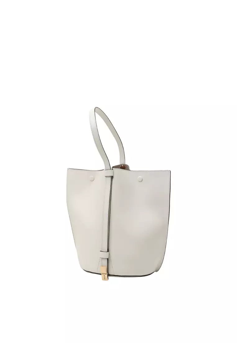 ORUKAMI Flat Hook Convertible Bucket Tote - Ivory