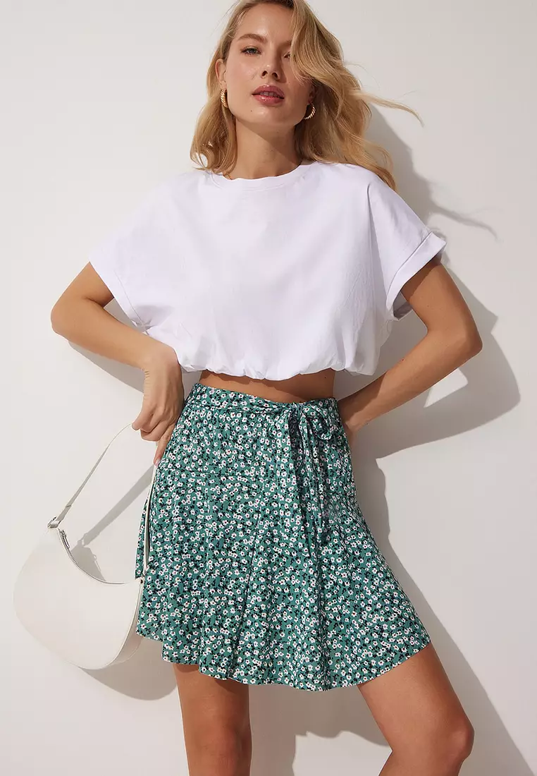 Floral Pattern Skort