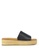 Betts black Revolve Slip On Wedge Sandals 75990SHB6E0581GS_1