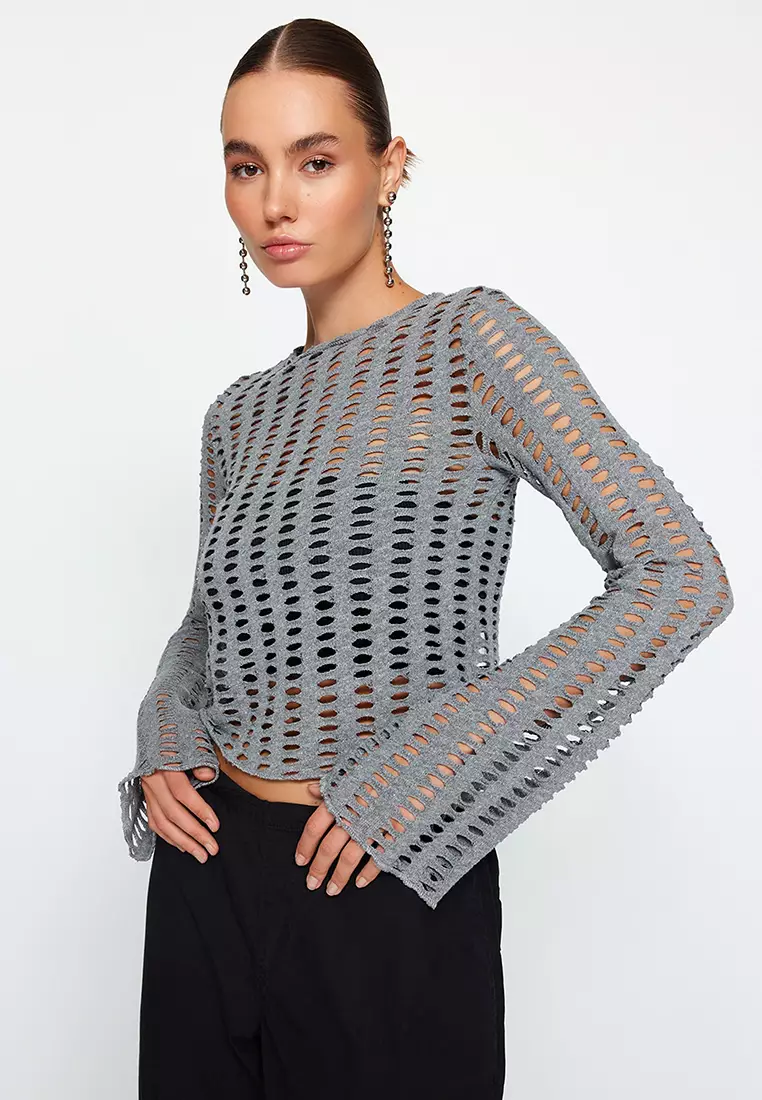 Trendyol Fitted Square Neck Top 2024, Buy Trendyol Online