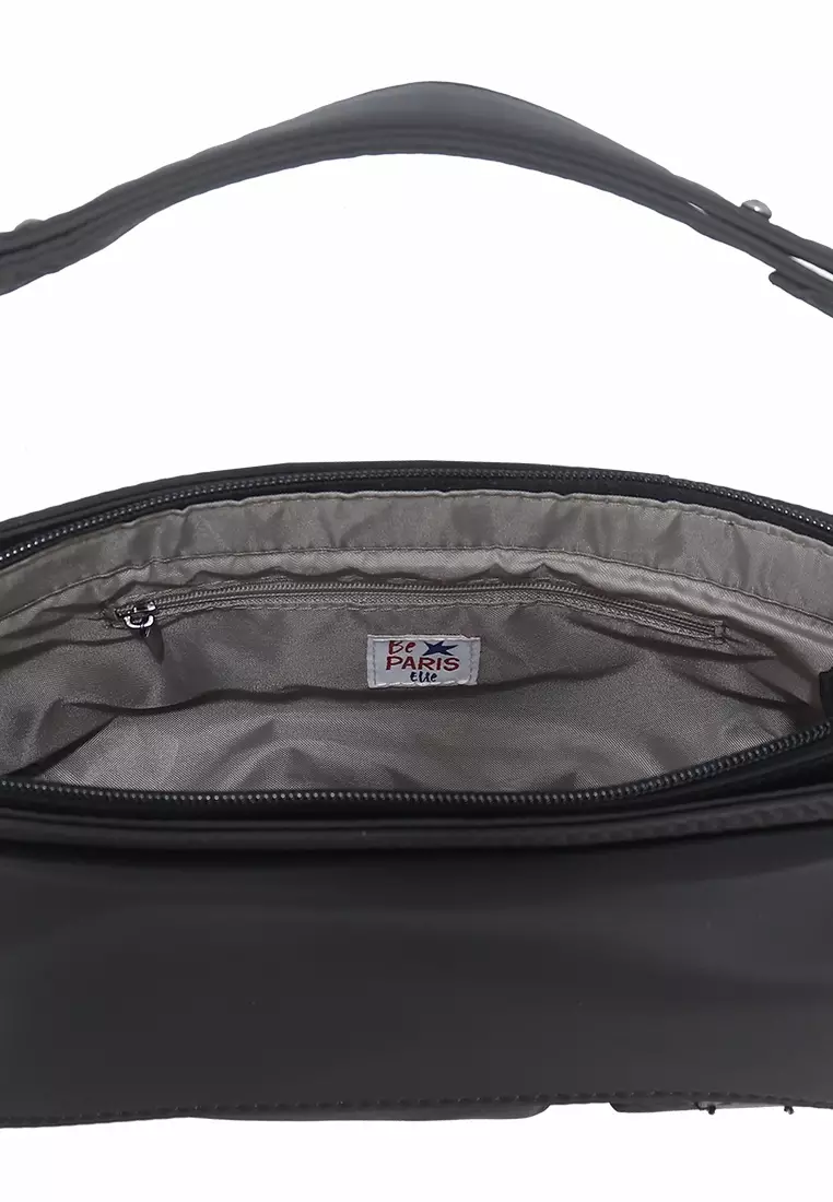 Elle Handbag B05-EL-3216 Black With Pouch acc