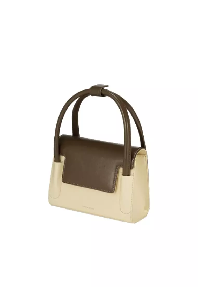 Buy Find Kapoor FIND KAPOOR Marty Bag 18 Crinkled Ivory Brown