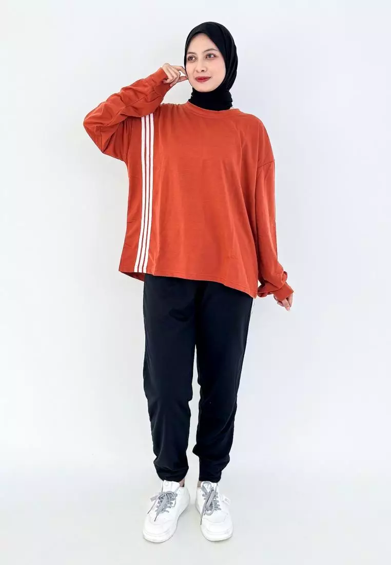 Sporty Set Amina (Setelan Training Olahraga Wanita) Fit M-XXL