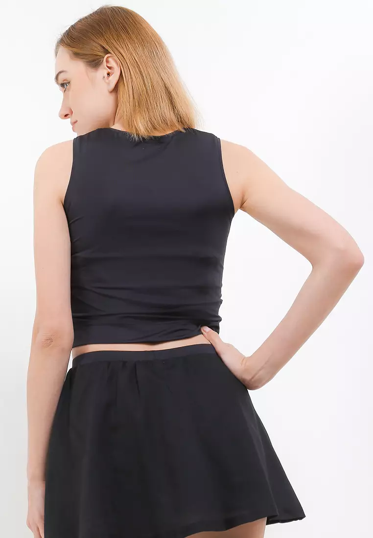 Tank Top Atasan Olahraga Ladies Sport Activewear Senam Yoga Pilates Gym Ketat Spandex