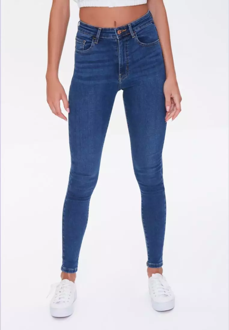 Forever 21 mid clearance rise skinny jeans