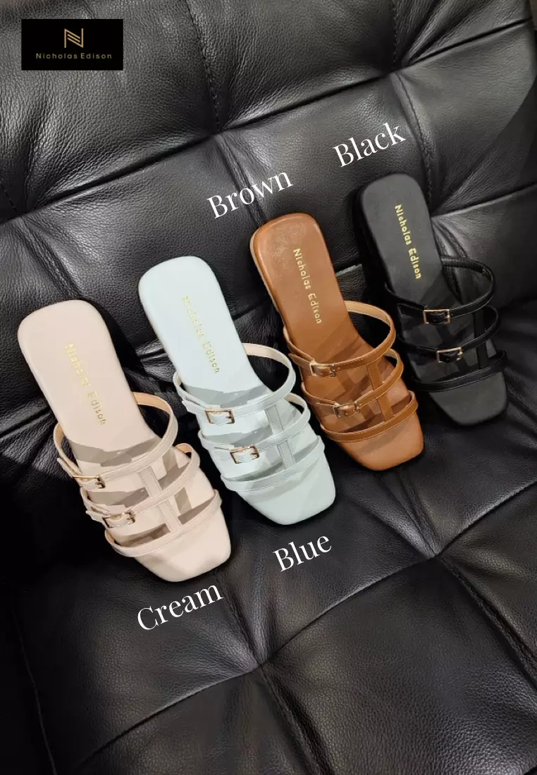 Nicholas Edison Sandal Hope Black