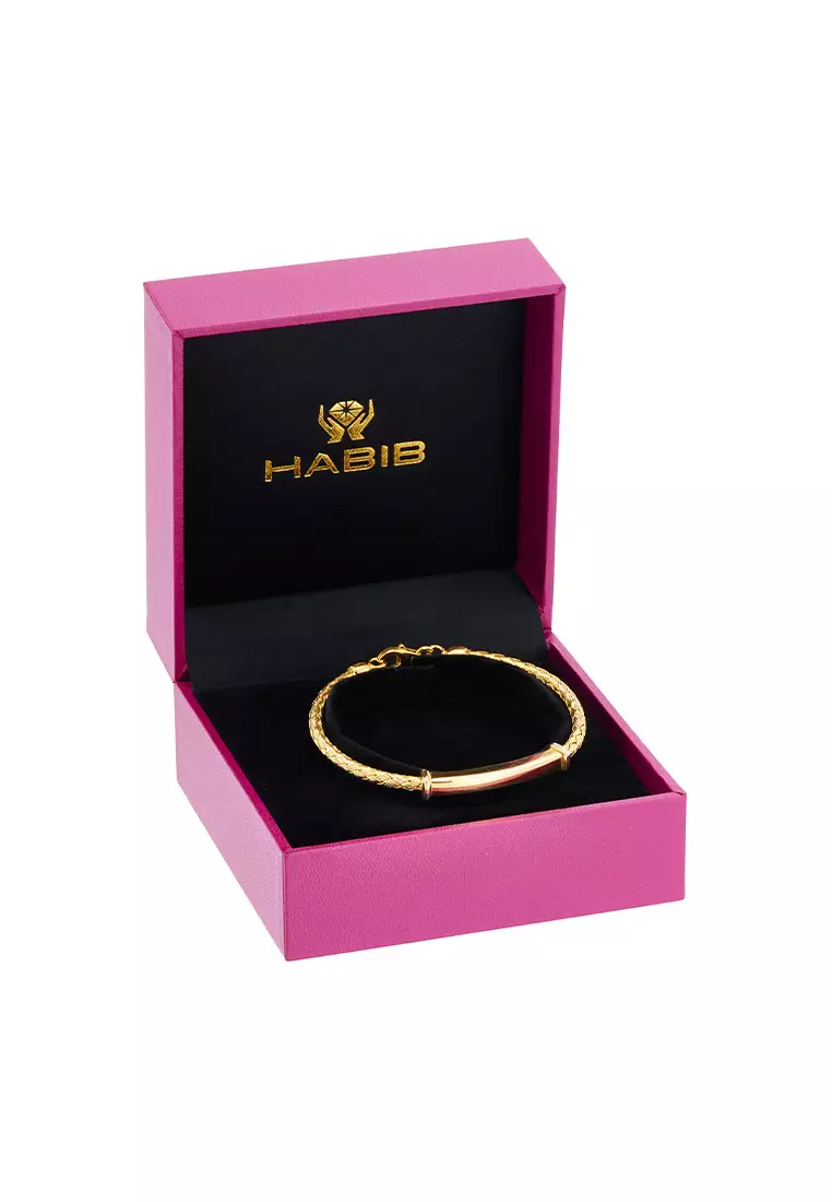 HABIB 925 Silver Bangle CJ-2-SCH TR3 TB(Y)