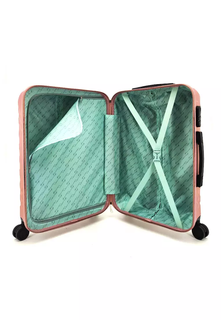 Buy Flyasia FLYASIA Cross X ABS Hard Case Rose Gold Luggage Bag (24