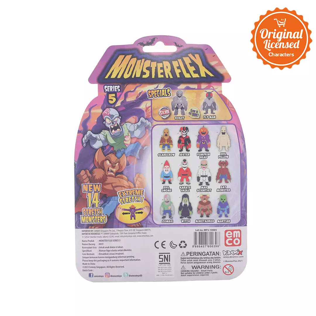 Mainan Anak Monster Flex Series 5 Karate Skull